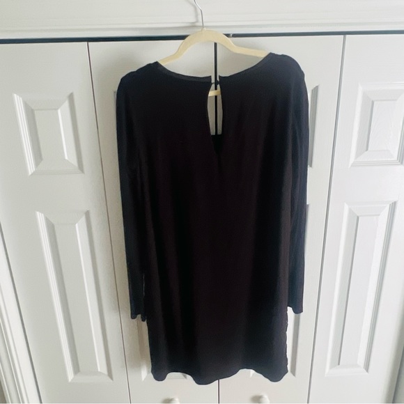 Hale Bob Black Beaded like New Dress - Size Large - Picture 2 of 10